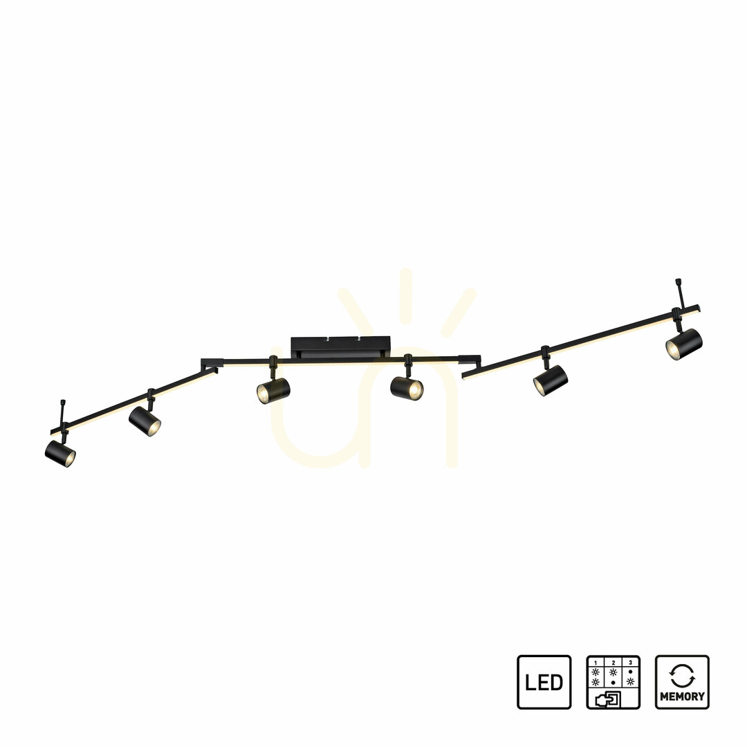 View Plafond BARIK 6526-18 Black 7xGU10 Plafond BARIK 6526-18 Black 7xGU10