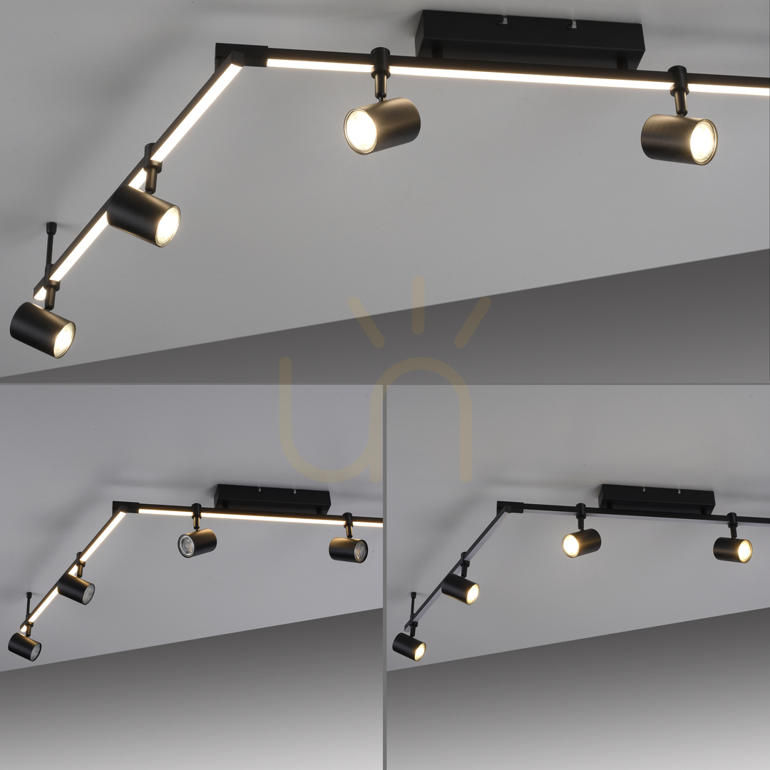 View Plafond BARIK 6526-18 Black 7xGU10 Plafond BARIK 6526-18 Black 7xGU10