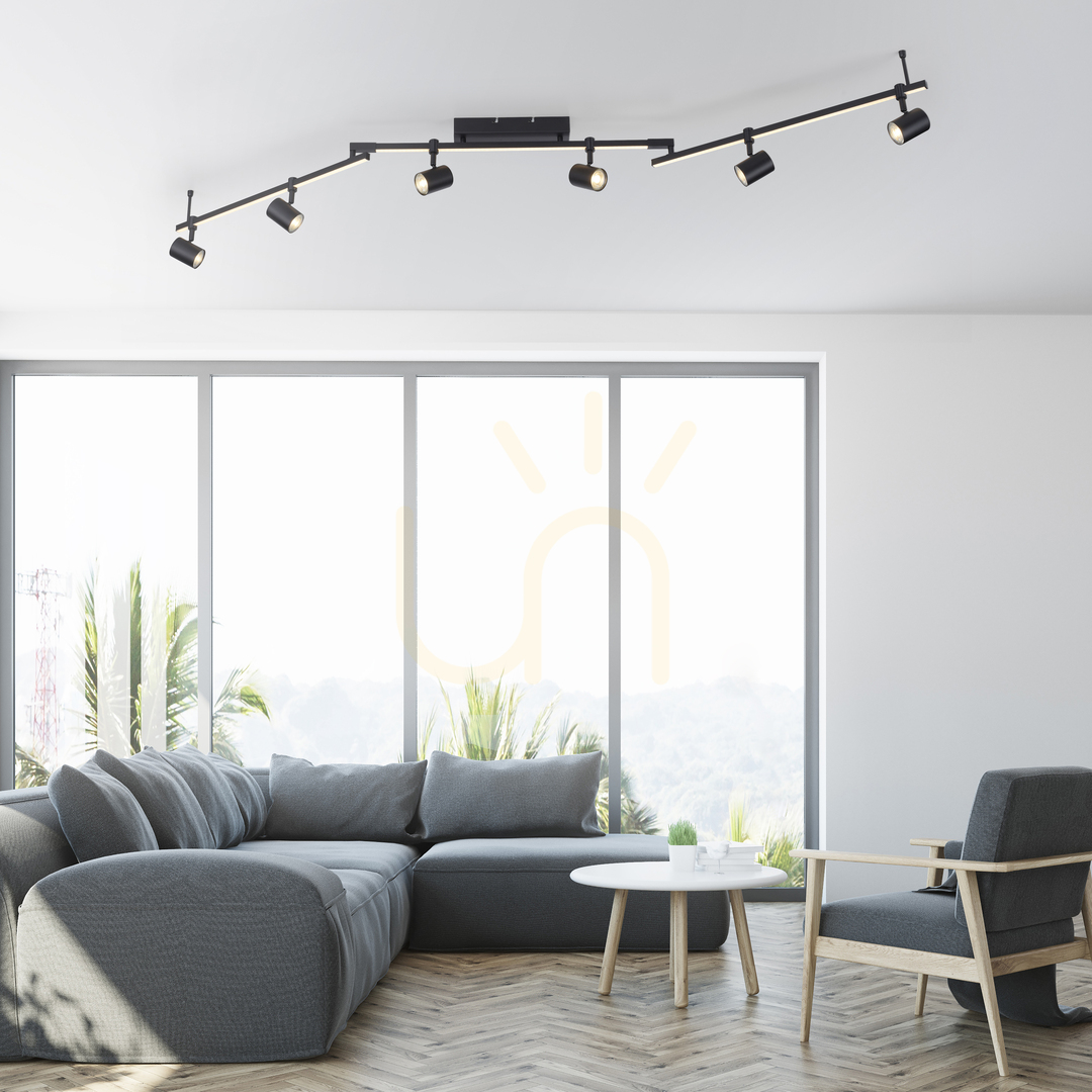 Preview Plafond BARIK 6526-18 Black 7xGU10 Plafond BARIK 6526-18 Black 7xGU10