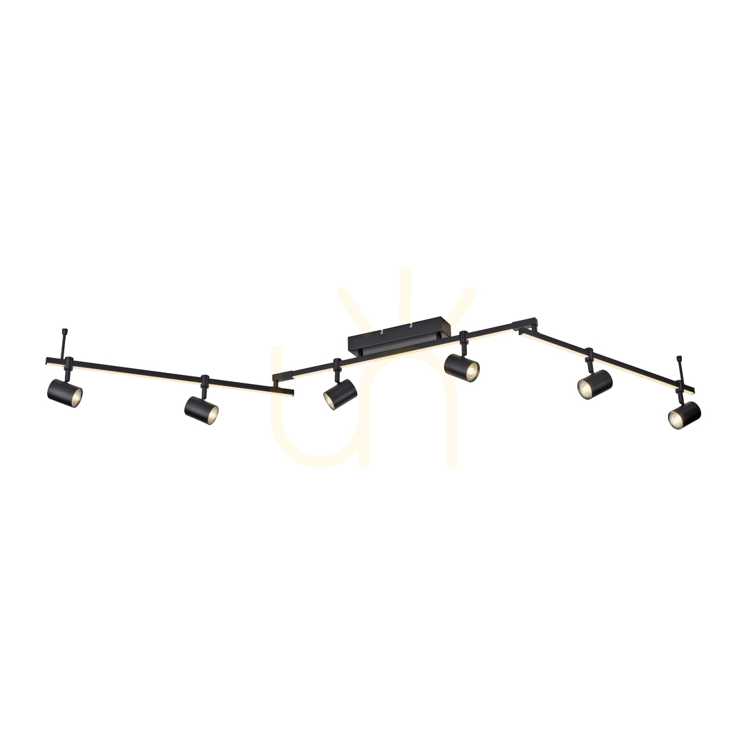 View Plafond BARIK 6526-18 Black 7xGU10 Plafond BARIK 6526-18 Black 7xGU10