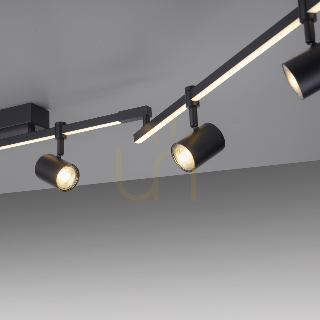 Display Plafond BARIK 6526-18 Black 7xGU10 Plafond BARIK 6526-18 Black 7xGU10