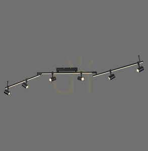 Plafond BARIK 6526-18 Black 7xGU10 0 Plafond BARIK 6526-18 Black 7xGU10 small 0