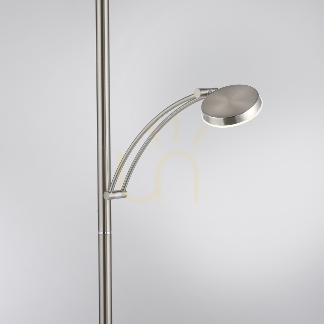 Show ALFRED 655-55 Silver 2xLED Floor Lamp ALFRED 655-55 Silver 2xLED Floor Lamp