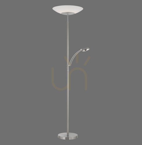 Check ALFRED 655-55 Silver 2xLED Floor Lamp