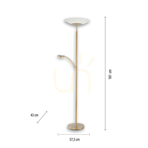 ALFRED 655-60 Floor Lamp Brown 2xLED 7 ALFRED 655-60 Floor Lamp Brown 2xLED small 7