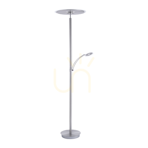 ARTUR 673-55 LED Floor Lamp with Reading Light, Silver small 11