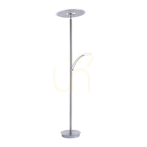 ARTUR 673-55 LED Floor Lamp with Reading Light, Silver small 13