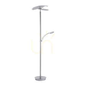 ARTUR 673-55 LED Floor Lamp with Reading Light, Silver small 6