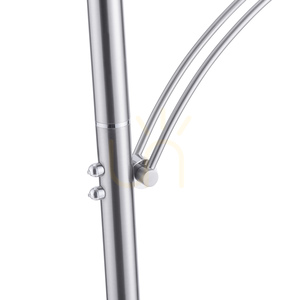 ARTUR 673-55 LED Floor Lamp with Reading Light, Silver small 8