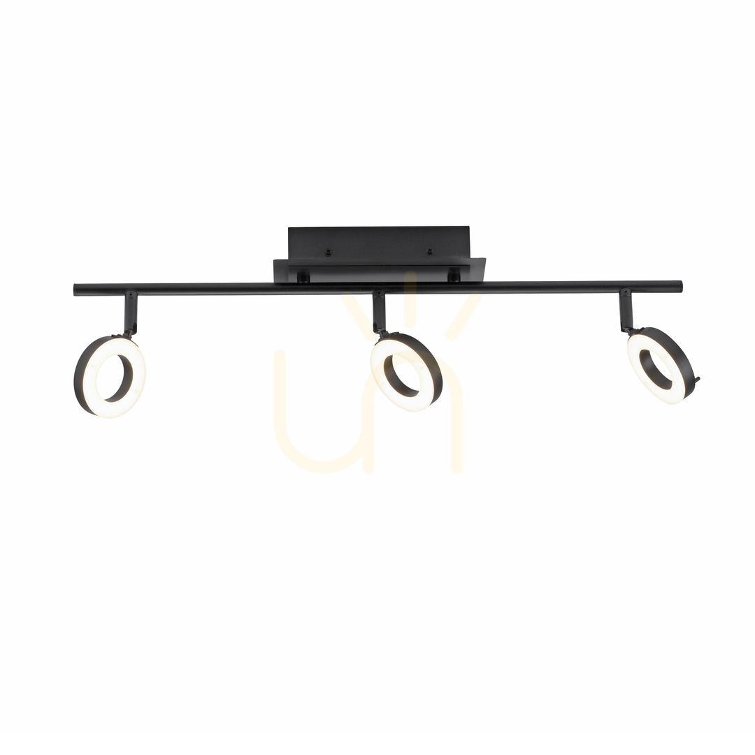 Preview SILEDA plafond 6785-13 Black 3xLED SILEDA plafond 6785-13 Black 3xLED