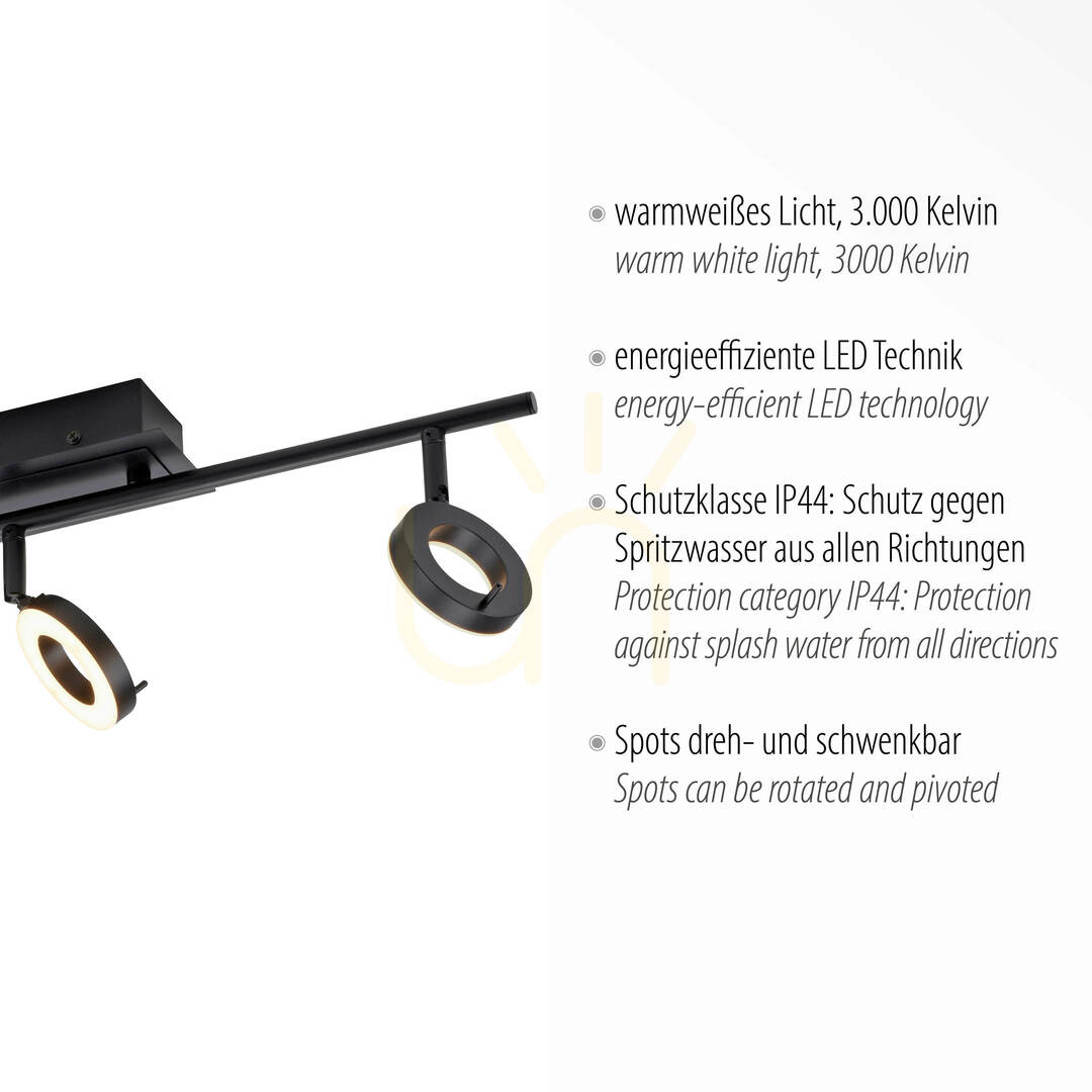 Display SILEDA plafond 6785-13 Black 3xLED SILEDA plafond 6785-13 Black 3xLED