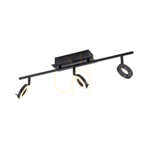 SILEDA plafond 6785-13 Black 3xLED 6 SILEDA plafond 6785-13 Black 3xLED small 6