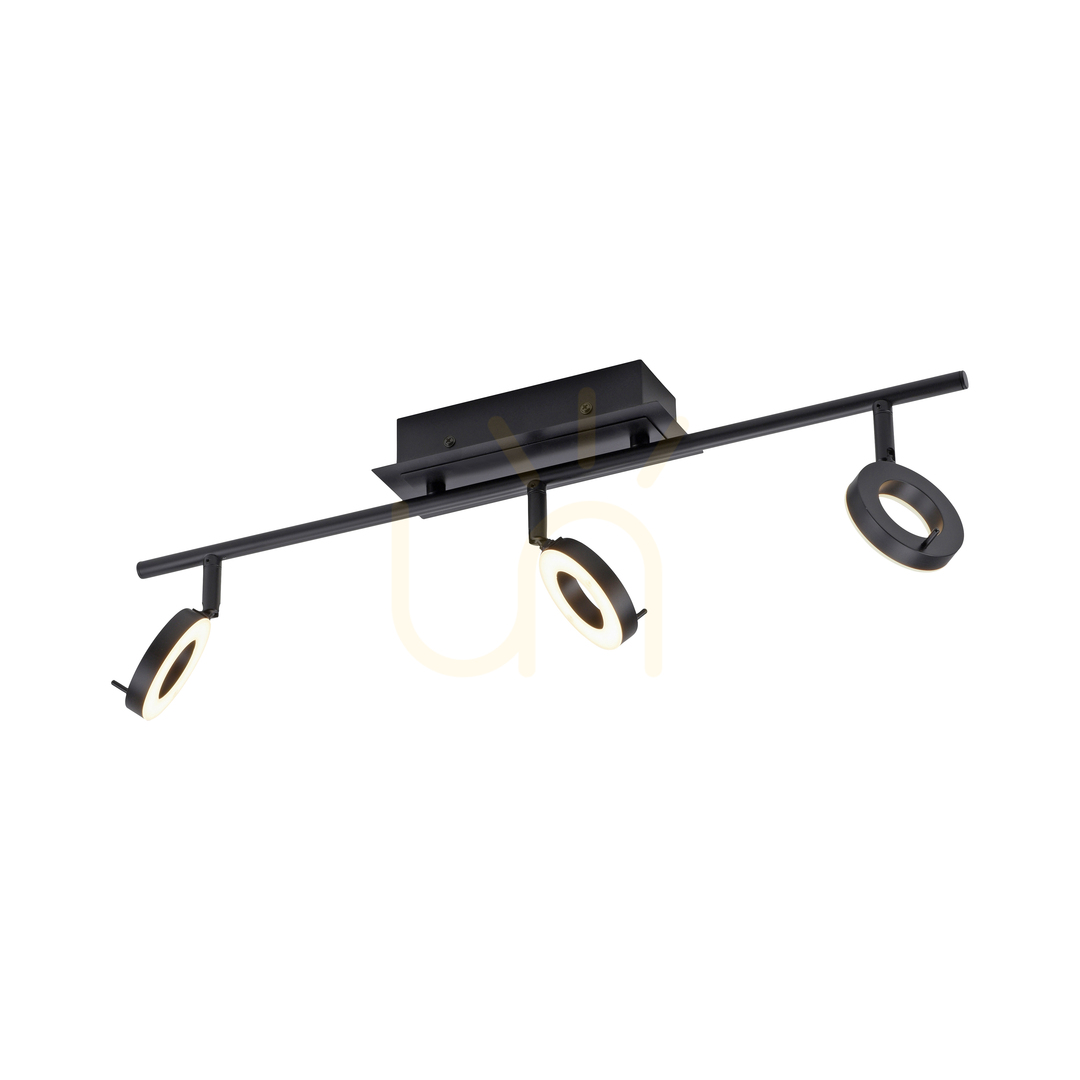 View SILEDA plafond 6785-13 Black 3xLED SILEDA plafond 6785-13 Black 3xLED