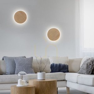 AKKU-PUNTUA wall lamp 8152-79 Wood 1xLED small 2