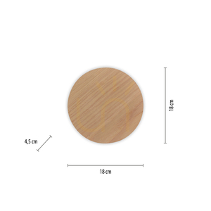 AKKU-PUNTUA wall lamp 8152-79 Wood 1xLED small 8