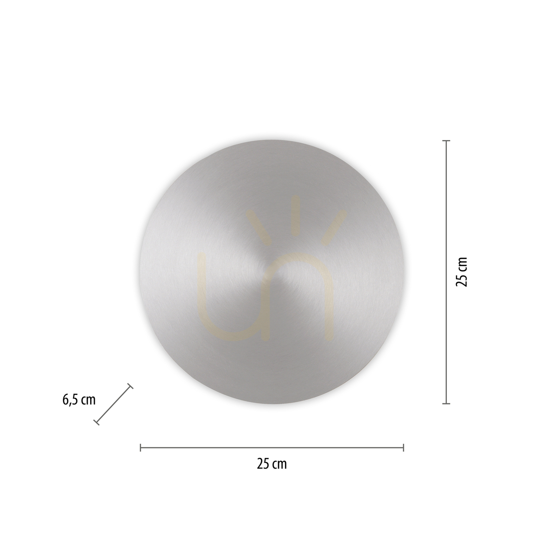 Display AKKU-PUNTUA wall lamp 8153-95 Silver 1xLED AKKU-PUNTUA wall lamp 8153-95 Silver 1xLED