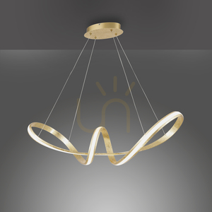 MELINDA 8292-12 LED Pendant Light, Gold, 91 × 35 cm, 45 W, 5400 lm, 3000 K, Simply Dim small 4