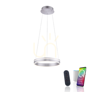 Q-VITO Pendant Lamp 8410-55 Silver 1xLED small 1