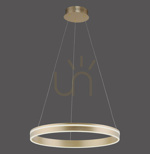 Paul Neuhaus Q-VITO 8411-60 LED pendant light, matt brass, Ø 59 cm 0 Paul Neuhaus Q-VITO 8411-60 LED pendant light, matt brass, Ø 59 cm small 0