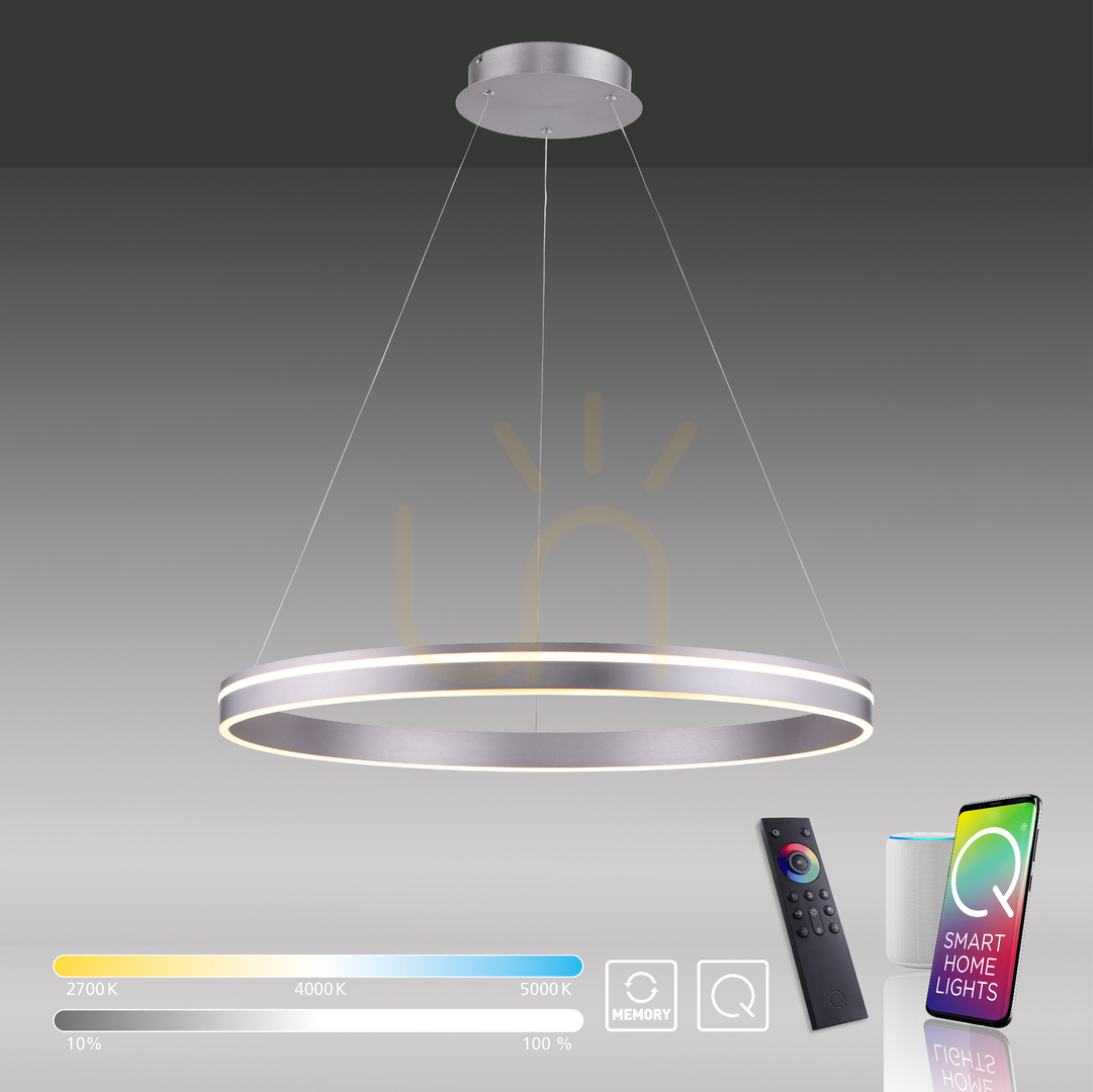 Show Q-VITO Pendant Lamp 8412-55 Silver 1xLED Q-VITO Pendant Lamp 8412-55 Silver 1xLED