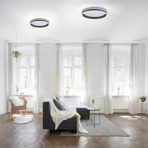 Check Q-VITO 8414-13 LED ceiling light 40 cm 33 W 2700–5000 K ZigBee anthracite