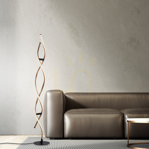 POLINA Floor Lamp 9140-18 Gold 1xLED small 2