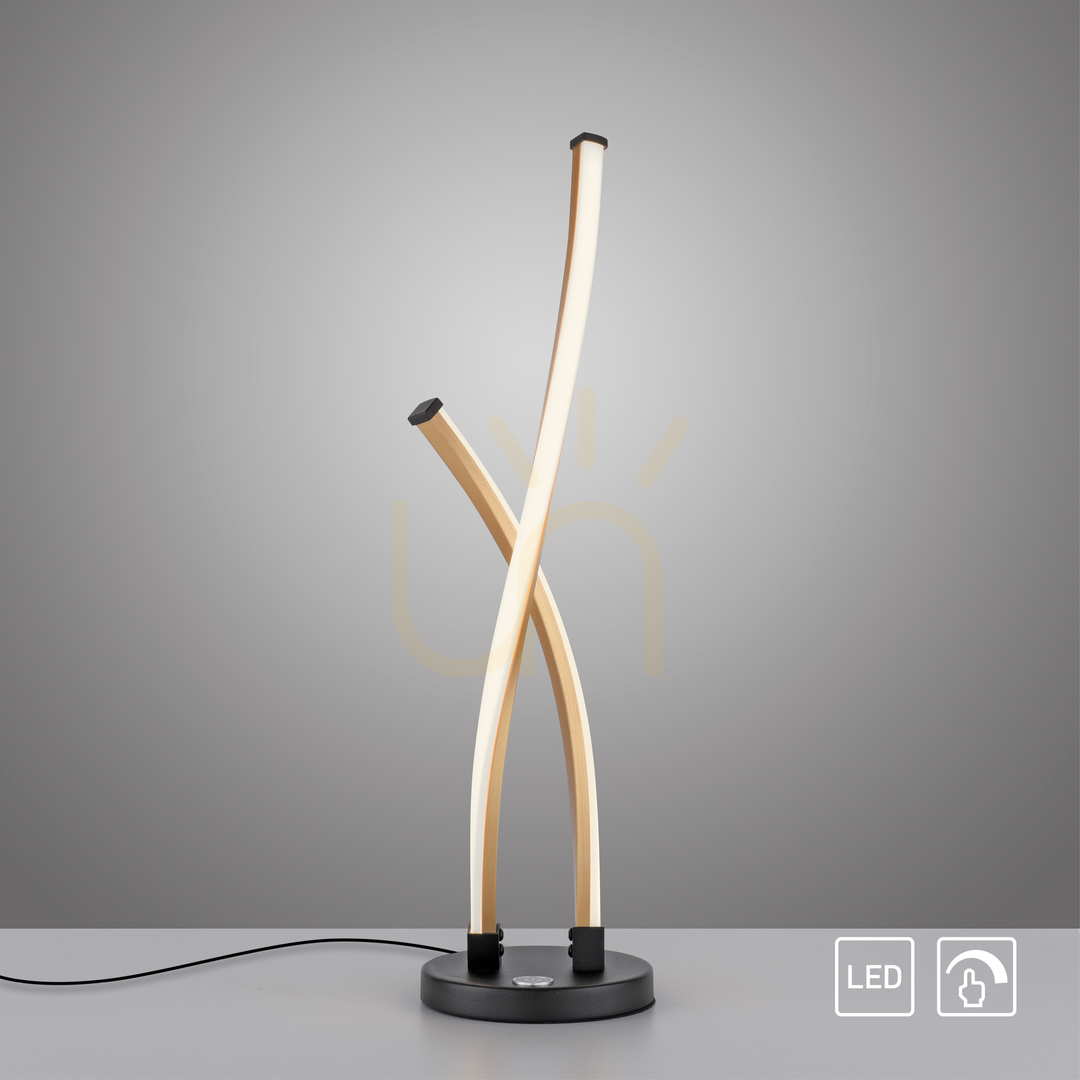View POLINA Table Lamp 9141-18 Gold 1xLED POLINA Table Lamp 9141-18 Gold 1xLED
