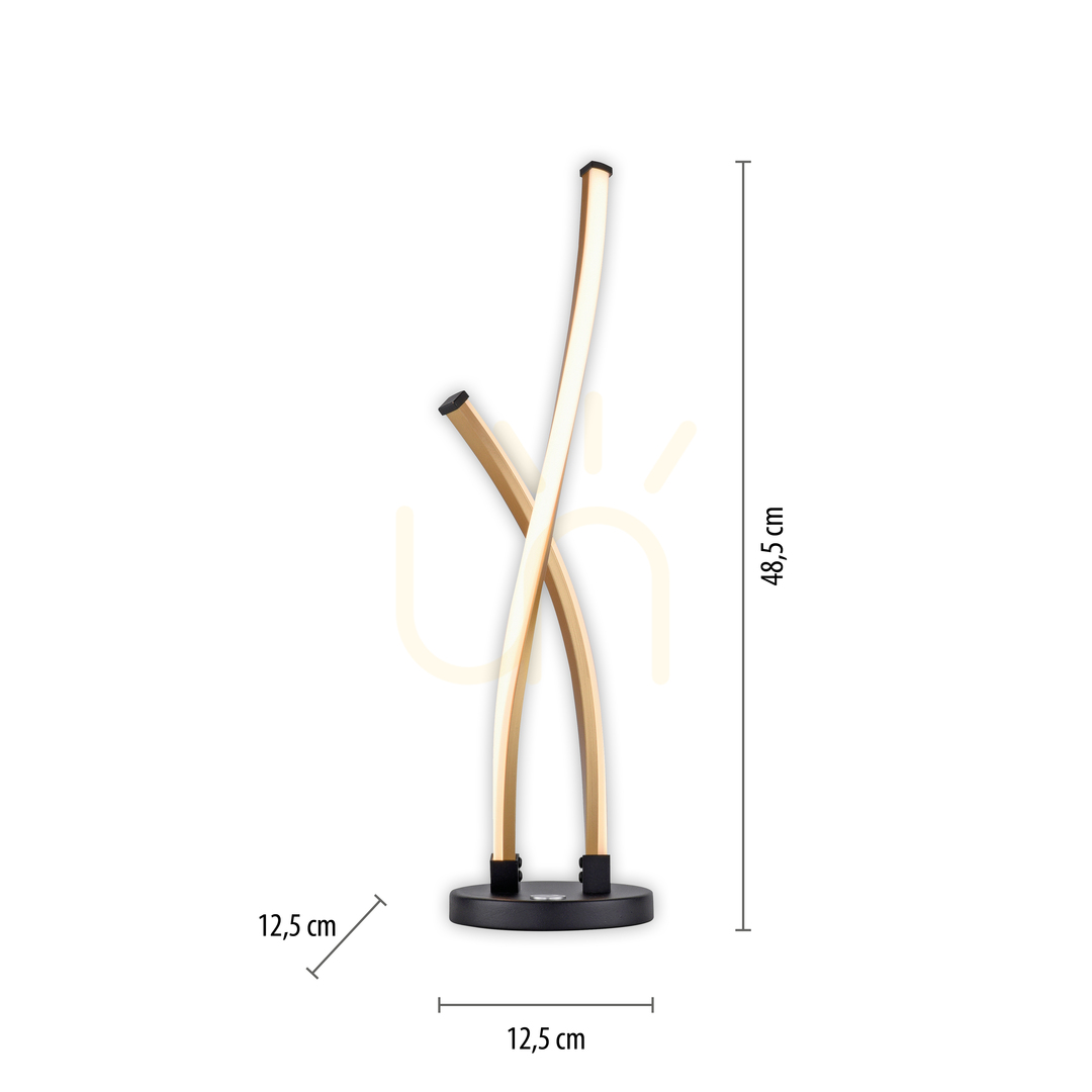 Display POLINA Table Lamp 9141-18 Gold 1xLED POLINA Table Lamp 9141-18 Gold 1xLED