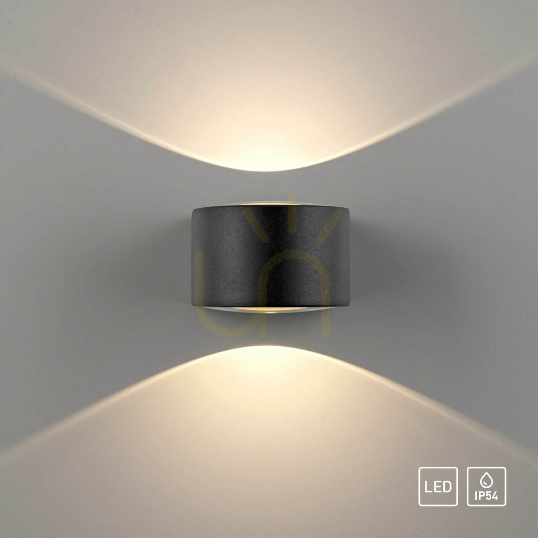 View Wall lamp CARLA 9460-13 Anthracite 2xLED Wall lamp CARLA 9460-13 Anthracite 2xLED