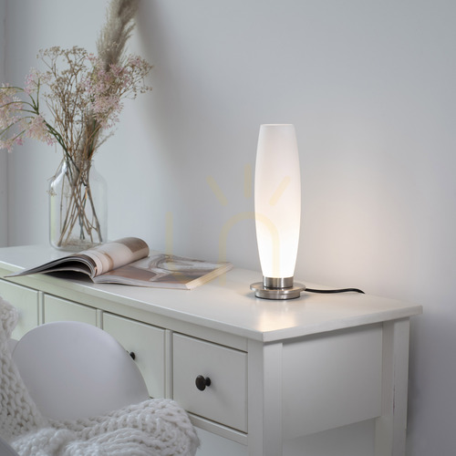 Check TYRA Table Lamp 4027-55 Silver 1xG9