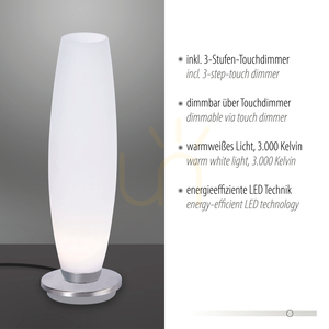TYRA Table Lamp 4027-55 Silver 1xG9 small 3