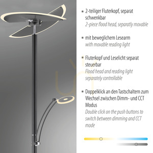 ARTUR Floor Lamp 673-13 Anthracite 1xLED 3 ARTUR Floor Lamp 673-13 Anthracite 1xLED small 3