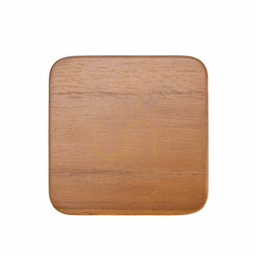 Check BAZAR BIZAR Medium Brown Smooth Coaster