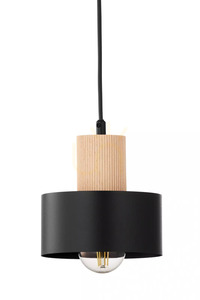 Sigma RIF WOOD Pendant Light Black Natural Wood 15 cm 41863 small 4