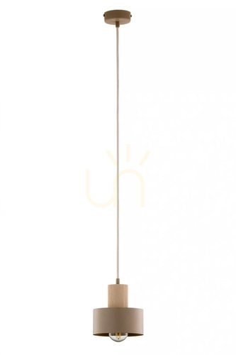 Check Pendant light Sigma RIF WOOD 1 S beige natural wood 15 cm 41868