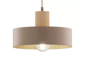 Sigma RIF WOOD Pendant Light Beige Natural Wood 41869 small 1
