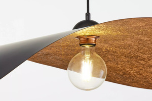 Sigma LEAF black/copper pendant lamp 41919 small 6
