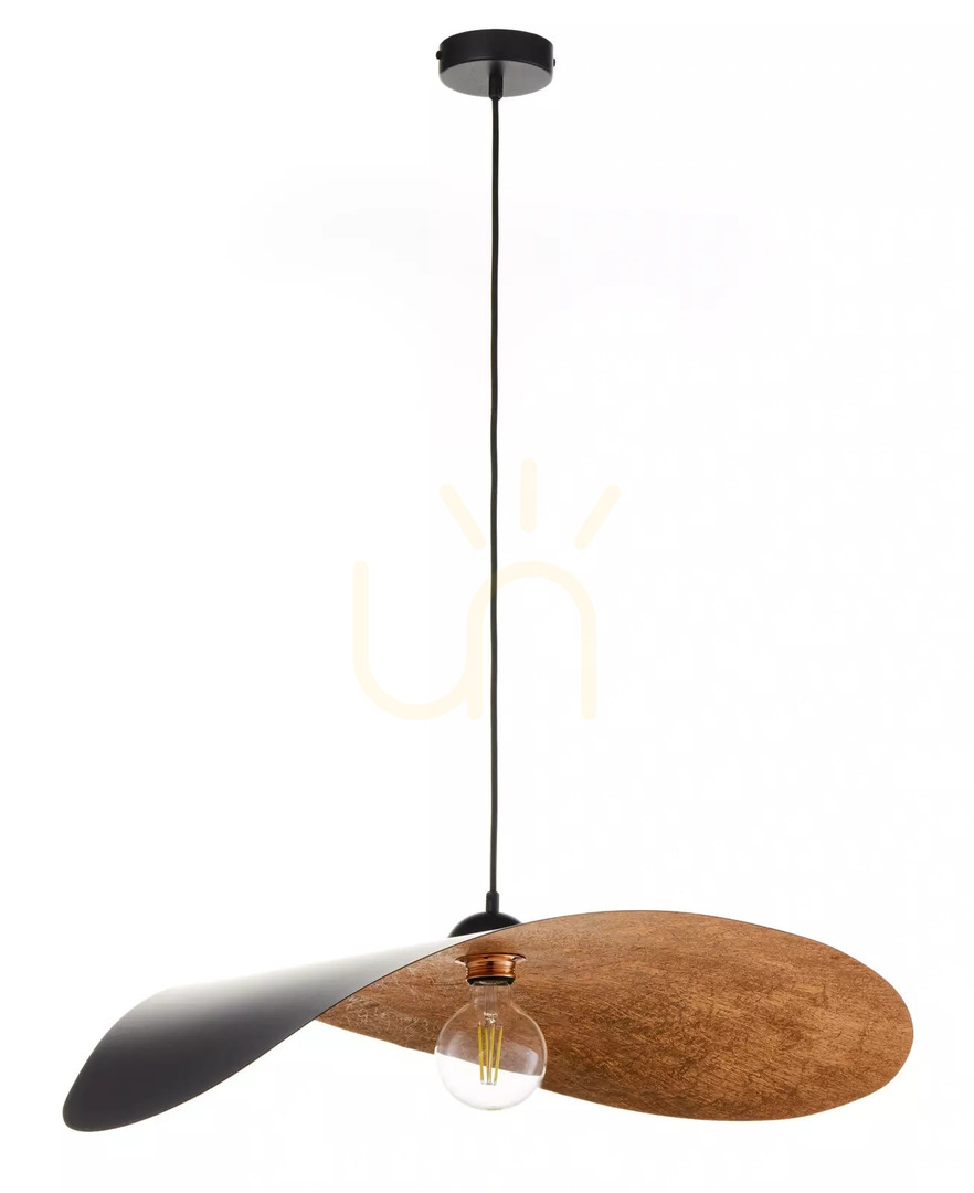 Pendelleuchte Sigma LEAF schwarz Kupfer E27 41919
