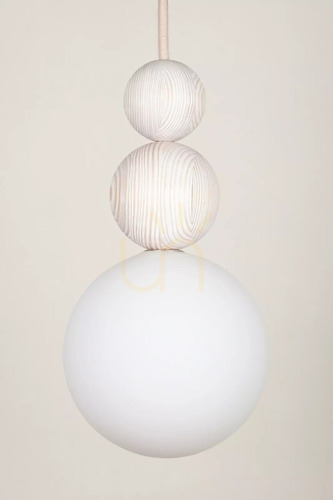 Check Sigma RONA 2 Pendant Light Beige Wood G9 15 cm 41677