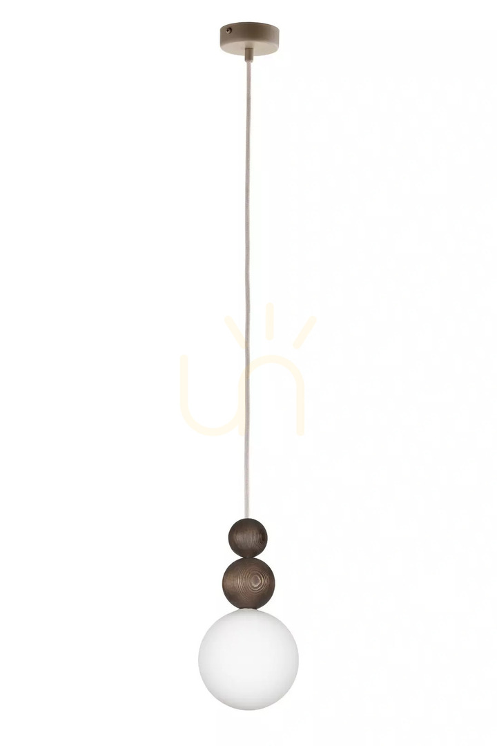 Pendelleuchte Sigma RONA Holz dunkelbraun 1-flammig G9 41681