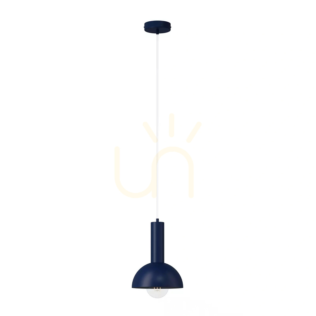 Pendant Light Sigma VITRUM Navy Blue Steel E27 18 cm 41639