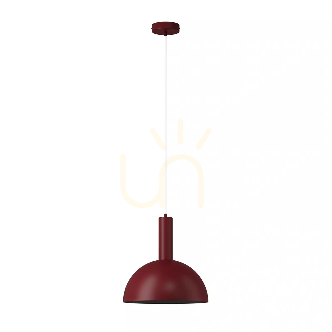 Pendant Lamp Sigma VITRUM Maroon Steel E27 30 cm SKU 41692