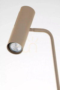 LEDA Floor Lamp Sigma Warm Beige Steel GU10 164 cm 41535 small 2