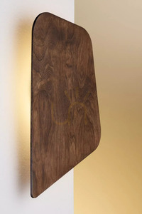 Wall lamp Sigma BUTTON M LED 7W 3000K black dark walnut 41893 small 2
