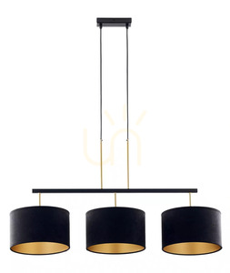 Sigma MARII 3-Light Pendant Lamp Black Gold 41836 small 0
