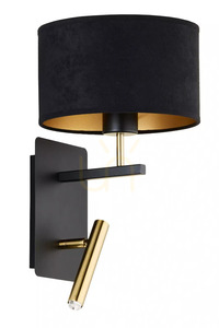 Sigma MARII Black Gold Wall Lamp 2-Light E27 41837 small 0