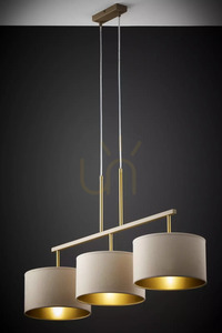 Pendant Light Sigma MARII 3 Beige Gold E27 92 cm 41839 small 2
