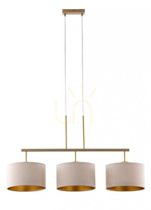 Pendant Light Sigma MARII 3 Beige Gold E27 92 cm 41839 small 0