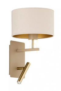 Sigma MARII Beige Gold 2-Light Wall Lamp 41840 small 0
