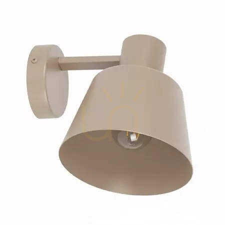 Wall Lamp Sigma DUNKA Warm Beige E27 Steel 41542